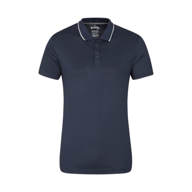 Mountain Warehouse Mens Tournament IsoCool Polo Shirt (Navy)