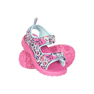 Mountain Warehouse Girls Animal Print Sandals (Pink)