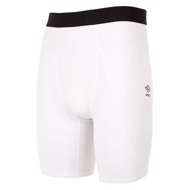 Umbro Mens Core Power Logo Base Layer Shorts (White)