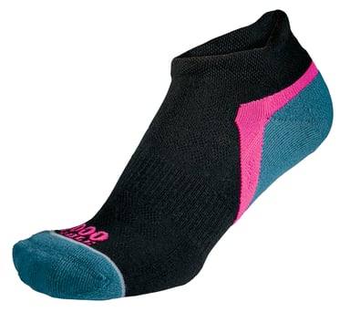 1000 Mile - Calcetines de deporte para hombre Active Low Cut Repreve Cushioned - Negro / Teal