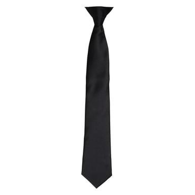 Premier Unisex Adult Satin Tie (Black)