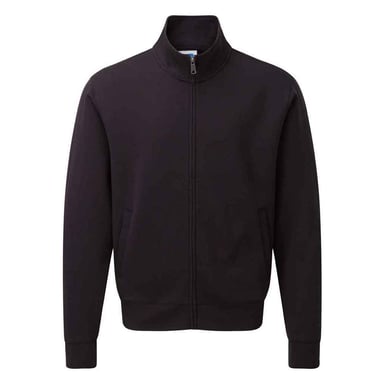 Russell Mens Authentic Sweat Jacket (Black)