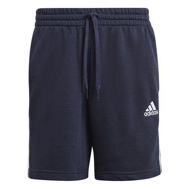 Men's adidas Essentials Frech Terry 3-Stripes Short in Navy