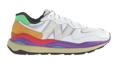 New Balance 57/40 entrenadores para hombres blancos