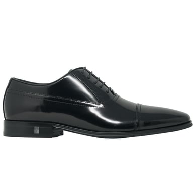 Versace Collection Zapatos Oxford de cuero negro
