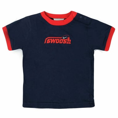 Nike Swoosh camiseta azul marino para niños