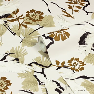 Papel Tapiz Impreso Botánico Demoiselle