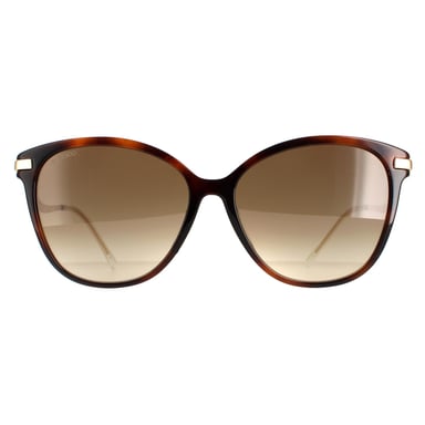 Jimmy Choo Cateye mujeres glitter havana marrón degradado peg/f/s