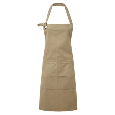 Premier Calibre Heavy Canvas Pocket Apron (Khaki)