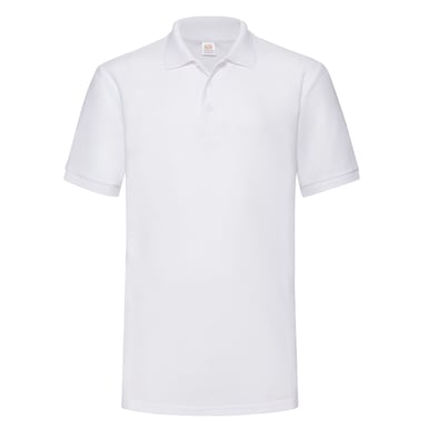 Fruit of the Loom Mens Pique Polo Shirt (White)