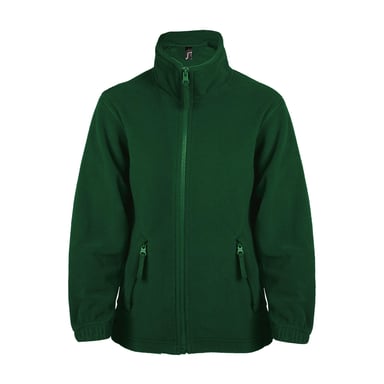 SOLS Childrens/Kids North Zip-Up Fleece Jacket (Forest Green)