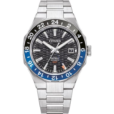Citizen Series 8 Gmt Men's Silver Watch NB6031-56E