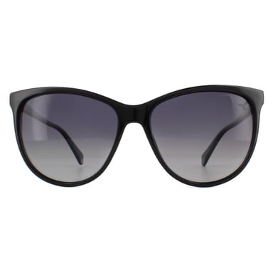 Gafas de sol Polaroid cuadradas de mujer negras grises polarizadas