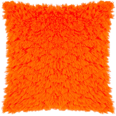 Cojín de piel sintética Fluff Ball de Heya Home