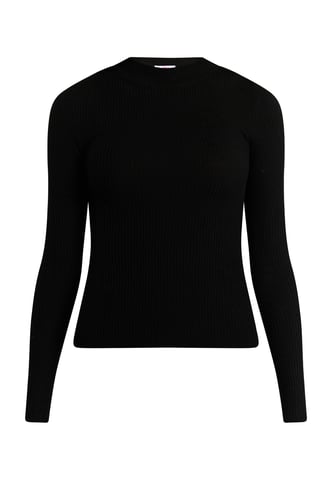 Mymo Knitted pullover women black