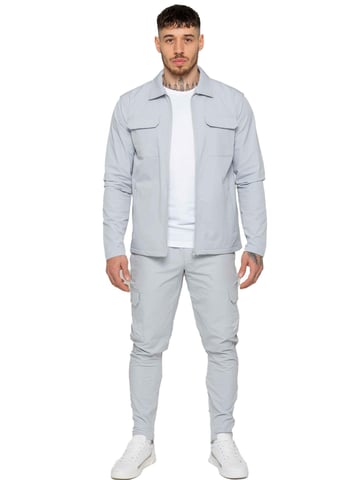 Enzo | Conjunto de chándal Cargo Shacket para hombre