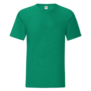 Fruit Of The Loom Mens Iconic T-Shirt (Pack of 5) (Heather Green)