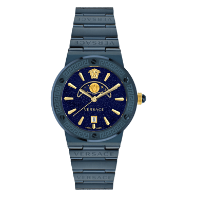 Reloj Azul para Mujer Versace Greca Logo Moonphase VE7G00423