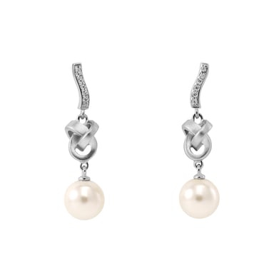 Orphelia 'Clara' Women's 925 Sterling Silver Drop Earrings - Silver ZO-7515