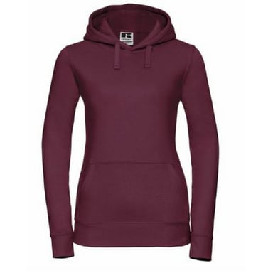 Russell Womens Premium Authentic Hoodie (3-Layer Fabric) (Burgundy)