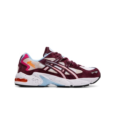 ASICS GEL-KAYANO 5 OG WOMEN WHITE/Burugndy Entrenadores