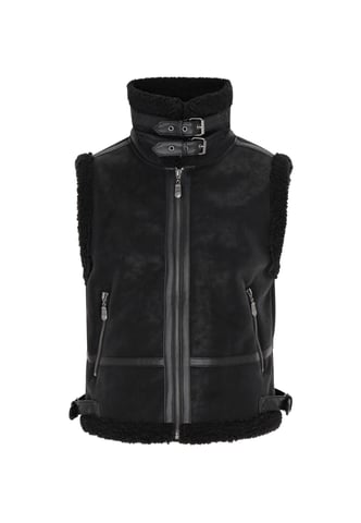 Dreimaster Vest women black