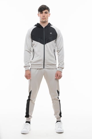 D Rock Men's Full Tracksuit 2 Piece Set with Hood