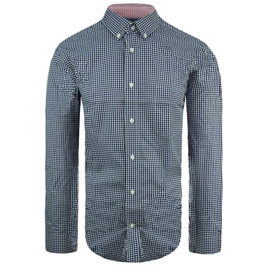 Camisa Oxford azul marino regular para hombre de Eden Park Paris