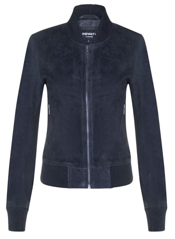 Cazadora bomber clásica de ante MA-1 para mujer - Newbury