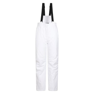 Mountain Warehouse Womens/Ladies Moon Slim Leg Ski Trousers (White)