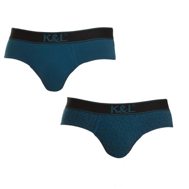 Pack-2 Slips Funny tejido transpirable KL2006 hombre