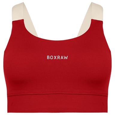 Sujetador deportivo rojo para mujer Alicia de BoxRaw