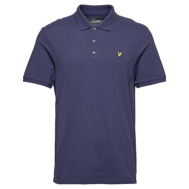 Lyle & Scott Polo liso azul marino