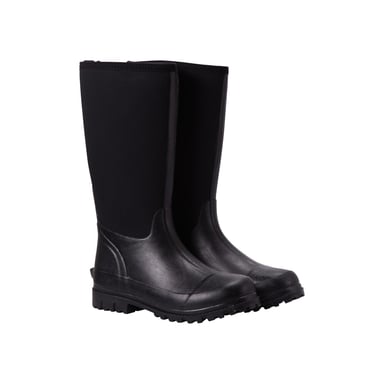 Mountain Warehouse Womens/Ladies Mucker Neoprene Calf Boots (Black)