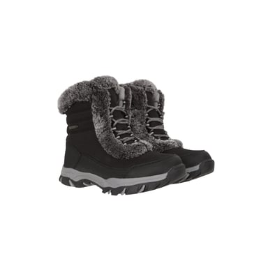 Mountain Warehouse Womens/Ladies Ohio Thermal Short Shaft Snow Boots (Black)