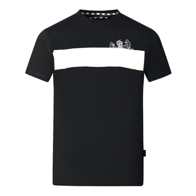 Aquascutum Block Aldis Logo camiseta negra