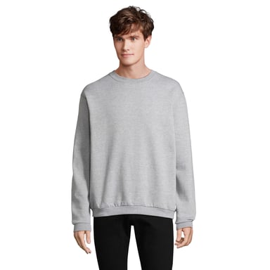 SOLS Mens Spider Round Neck Sweatshirt (Grey Melange)