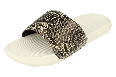 Nike Womens Victori One Slide Print Womens Slides Beige