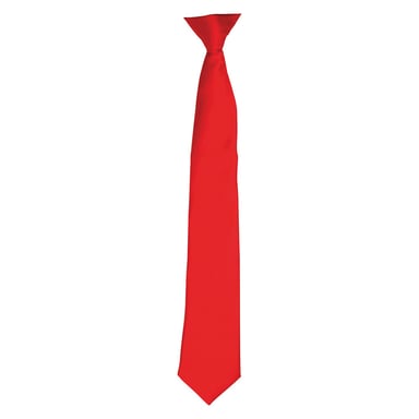 Premier Unisex Adult Satin Tie (Red)