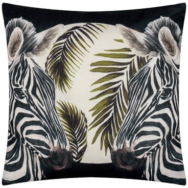 Funda de Cojín Tejida para Exterior Paoletti Leopardis Cebra