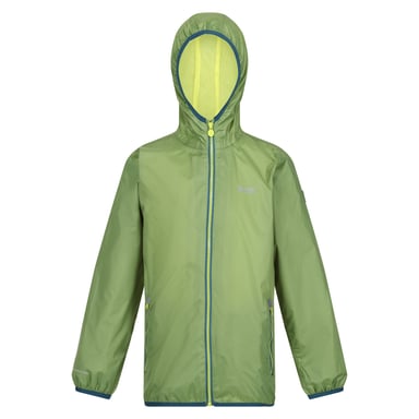 Regatta Great Outdoors Childrens/Kids Lever II Packaway Rain Jacket (Piquant Green)