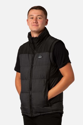 Trapper Mens Insulated Gilet Black