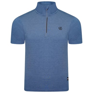Dare 2B Mens Pedal It Out Marl Cycling Jersey (Stellar Blue)