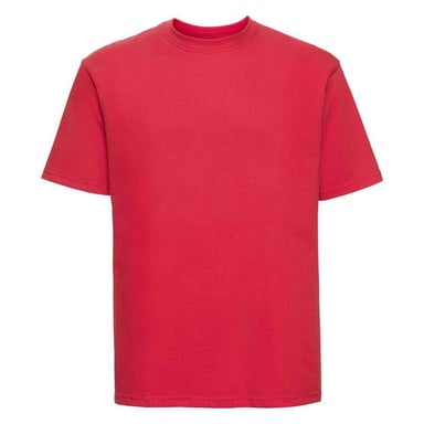 Russell Mens Ringspun Cotton Classic T-Shirt (Bright Red)