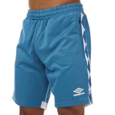 Men's Umbro Diamond Taped Tricot Shorts in Blue