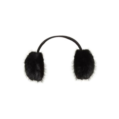 Mountain Warehouse Faux Fur Earmuffs (Black)
