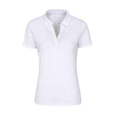 Mountain Warehouse Womens/Ladies UV Protection Polo Shirt (White)
