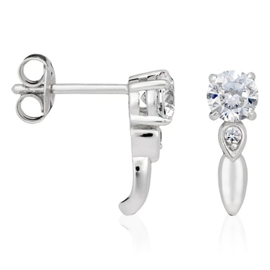 Orphelia Women's 925 Sterling Silver Stud Earrings - Silver ZO-5110