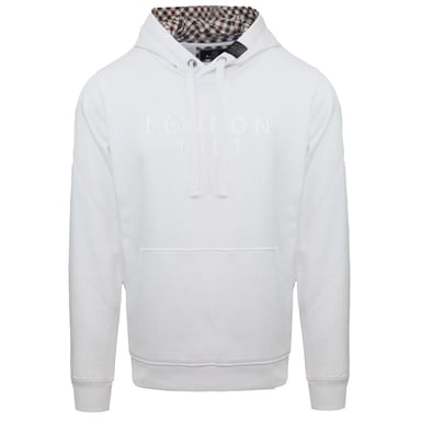 Aquascutum Hombre Sudadera con capucha FC0123 01 Capucha