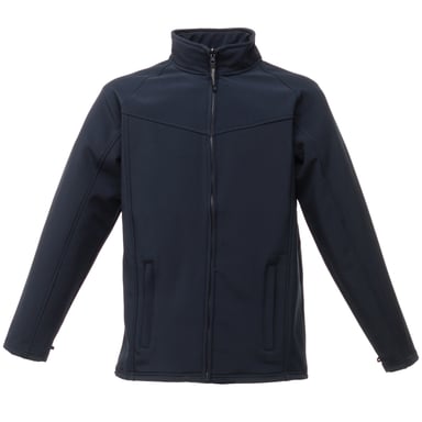 Regatta Mens Uproar Lightweight Wind Resistant Softshell Jacket (Navy/Navy)